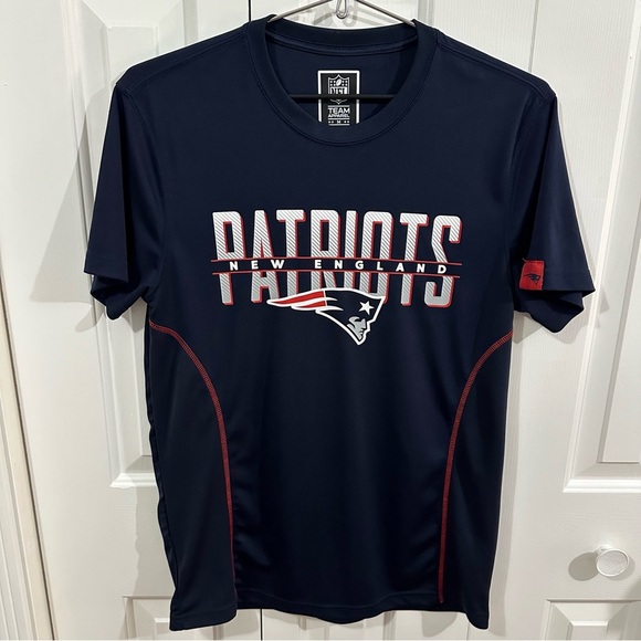 NFL New England Patriots Activewear Navy Shirt - Picture 1 of 5